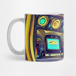 Rock Around the Clock Jukebox in a Cafe Mug